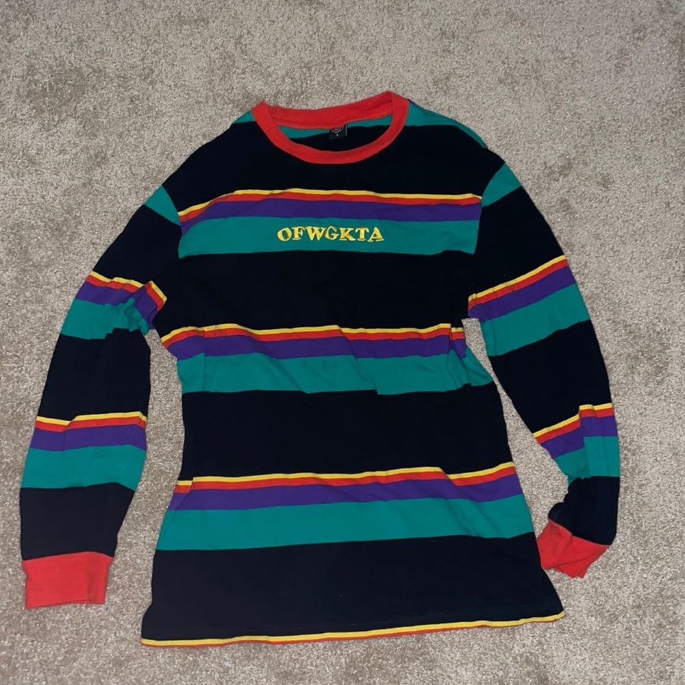 Odd future long sleeve striped shirt